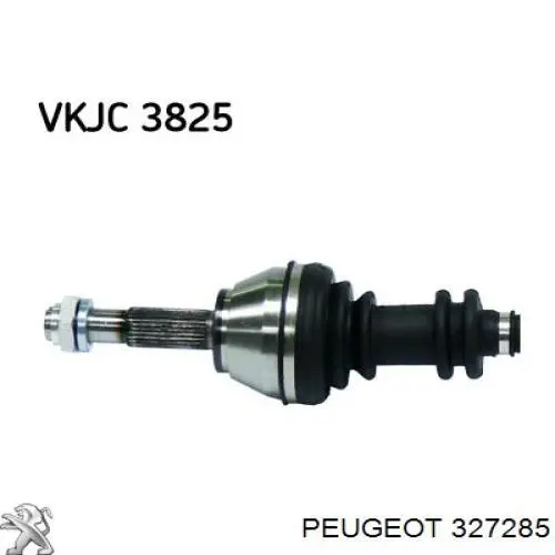 327285 Peugeot/Citroen árbol de transmisión delantero izquierdo