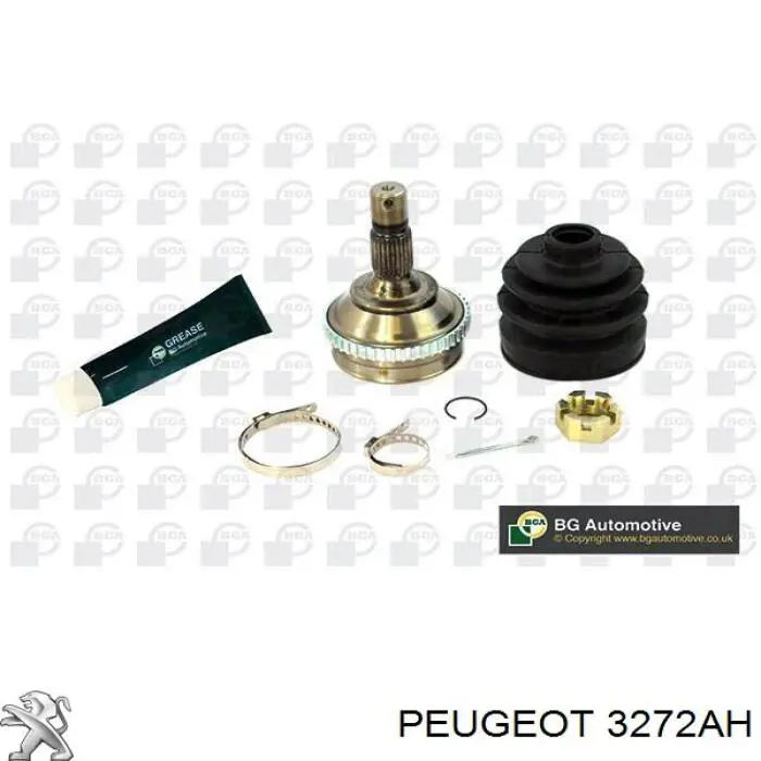 3272AH Peugeot/Citroen árbol de transmisión delantero izquierdo