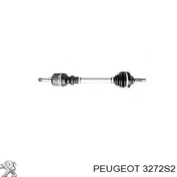 3272S2 Peugeot/Citroen árbol de transmisión delantero izquierdo