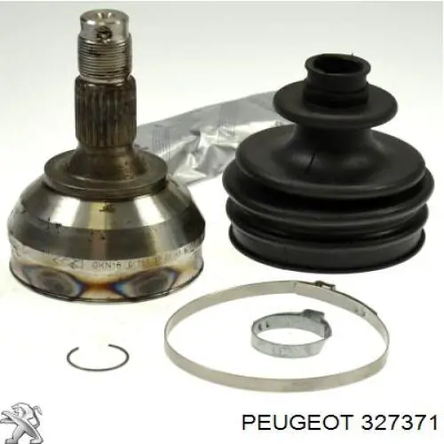 327371 Peugeot/Citroen árbol de transmisión delantero izquierdo