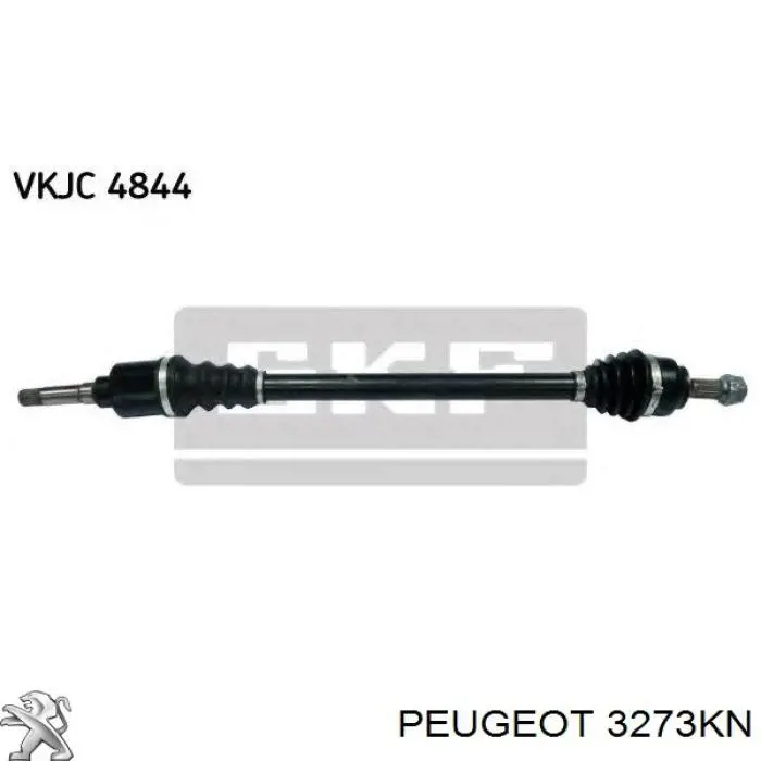 3273KN Peugeot/Citroen árbol de transmisión delantero derecho