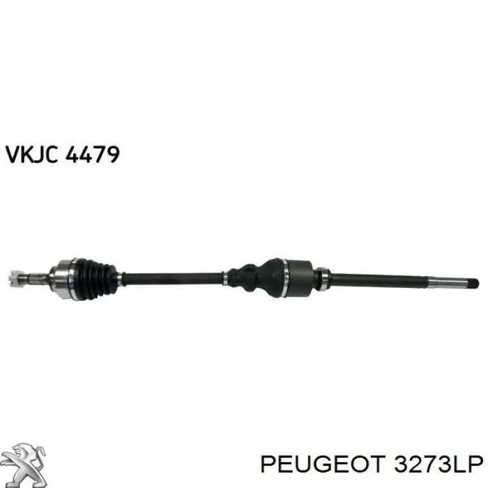 3273LP Peugeot/Citroen árbol de transmisión delantero derecho