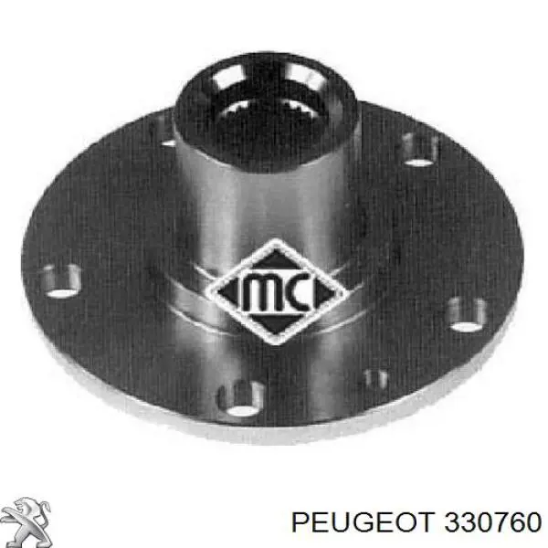 330760 Peugeot/Citroen cubo de rueda delantero