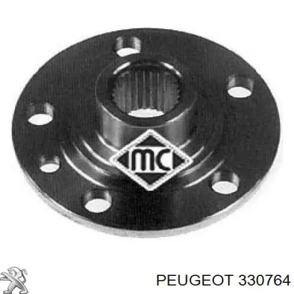 330764 Peugeot/Citroen cubo de rueda delantero