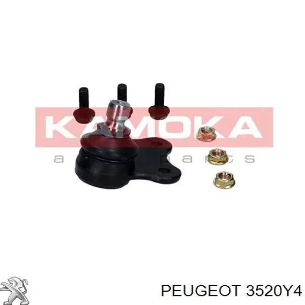 3520Y4 Peugeot/Citroen barra oscilante, suspensión de ruedas delantera, inferior izquierda