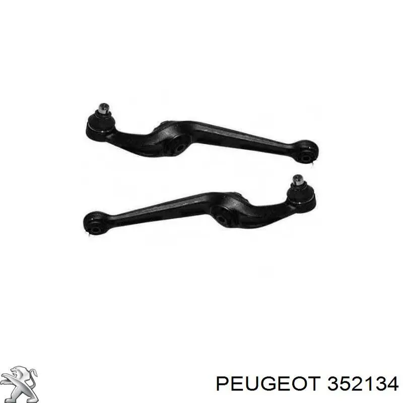 352134 Peugeot/Citroen barra oscilante, suspensión de ruedas delantera, inferior derecha