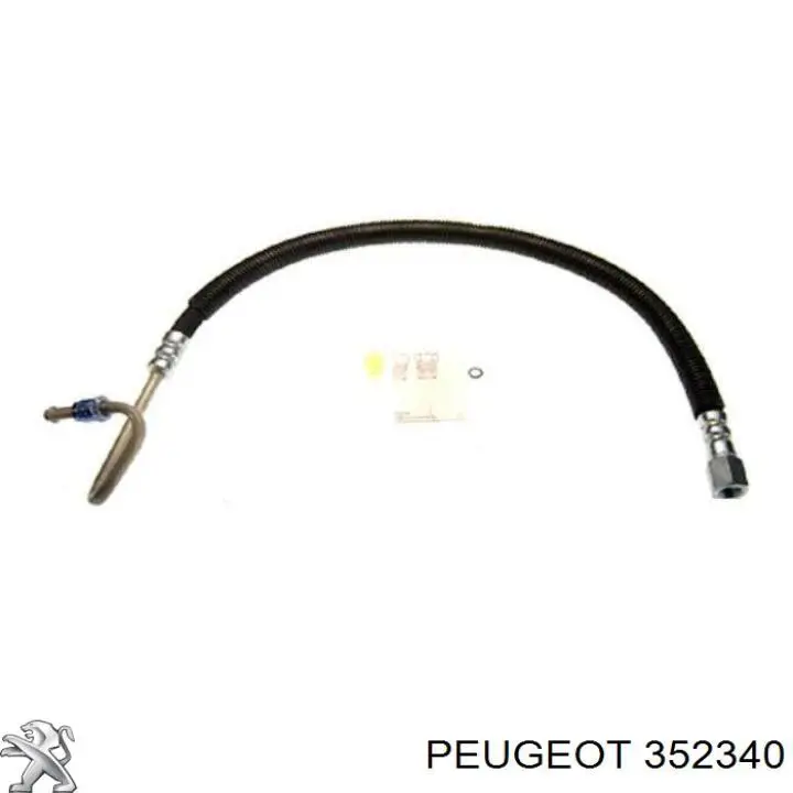 352340 Peugeot/Citroen silentblock de suspensión delantero inferior