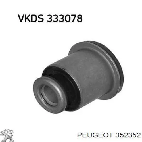 352352 Peugeot/Citroen silentblock de suspensión delantero inferior