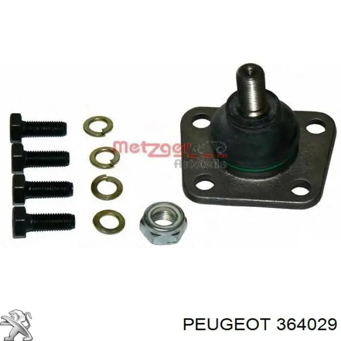 364029 Peugeot/Citroen rótula de suspensión superior