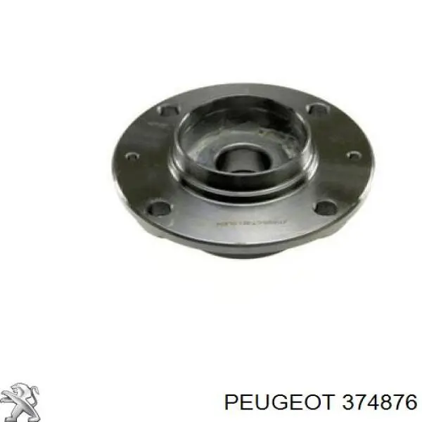 374876 Peugeot/Citroen cubo de rueda trasero