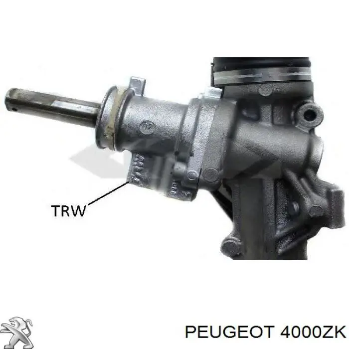 4000ZK Peugeot/Citroen cremallera de dirección