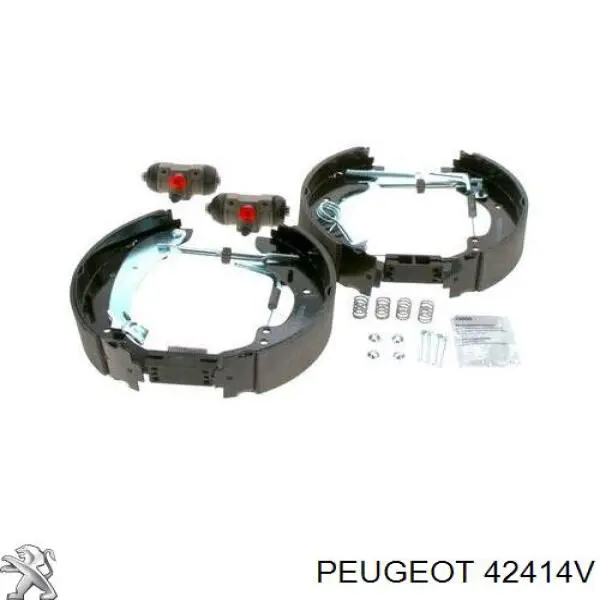 42414V Peugeot/Citroen zapatas de frenos de tambor traseras