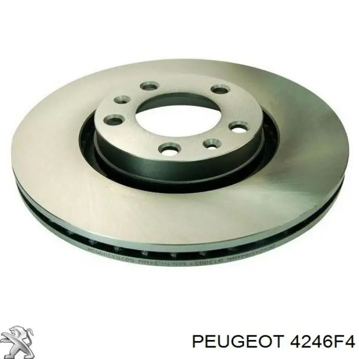 4246F4 Peugeot/Citroen freno de disco delantero