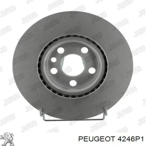 4246P1 Peugeot/Citroen freno de disco delantero