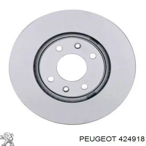 424918 Peugeot/Citroen freno de disco delantero