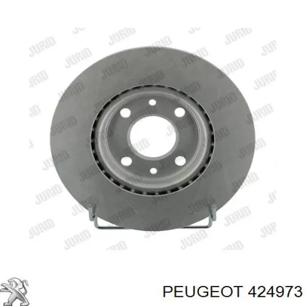 424973 Peugeot/Citroen freno de disco delantero