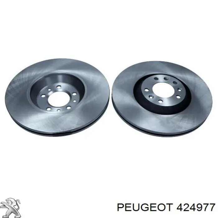 424977 Peugeot/Citroen freno de disco delantero