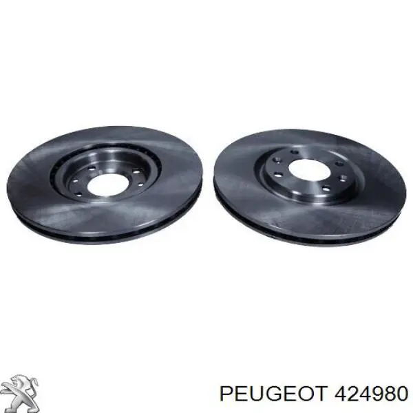 424980 Peugeot/Citroen freno de disco delantero