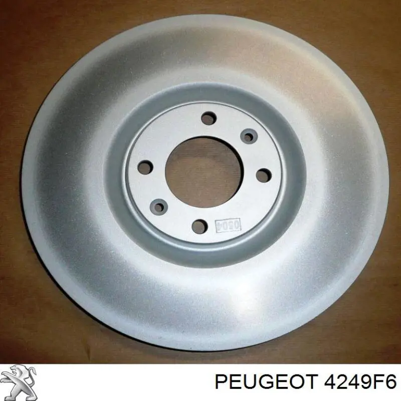 4249F6 Peugeot/Citroen freno de disco delantero