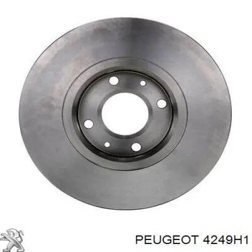 4249H1 Peugeot/Citroen freno de disco delantero