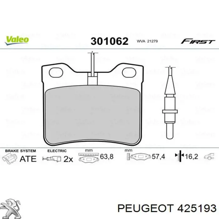 425193 Peugeot/Citroen 