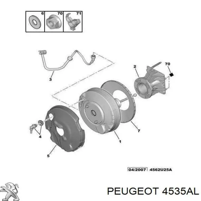  Servofrenos para Peugeot 508 