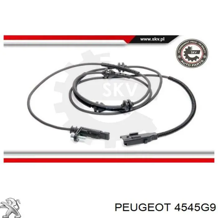  Sensor ABS delantero para Peugeot 807 E