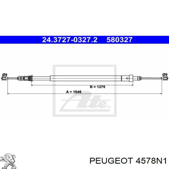 00004578N1 Peugeot/Citroen 