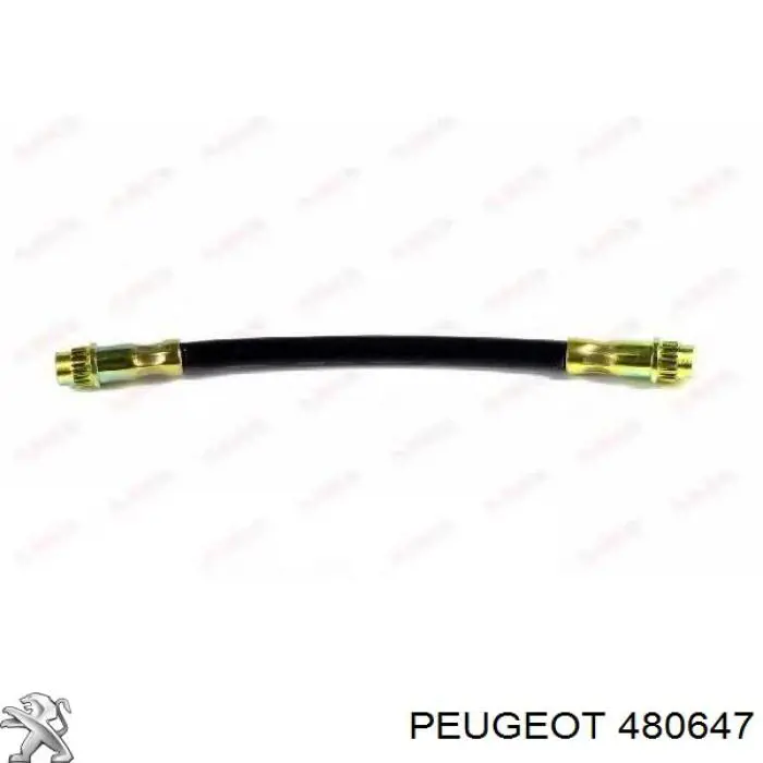 480647 Peugeot/Citroen tubo flexible de frenos trasero