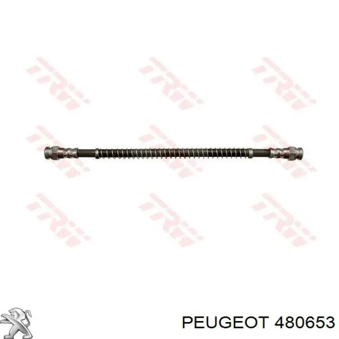 480653 Peugeot/Citroen tubo flexible de frenos trasero