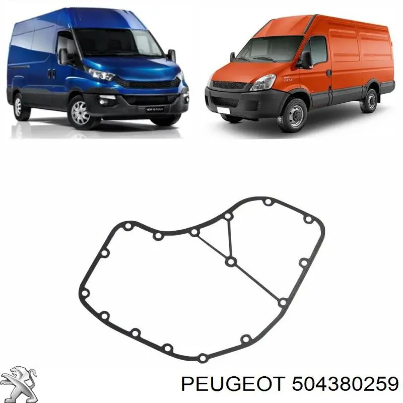 504380259 Peugeot/Citroen junta, cárter de distribución