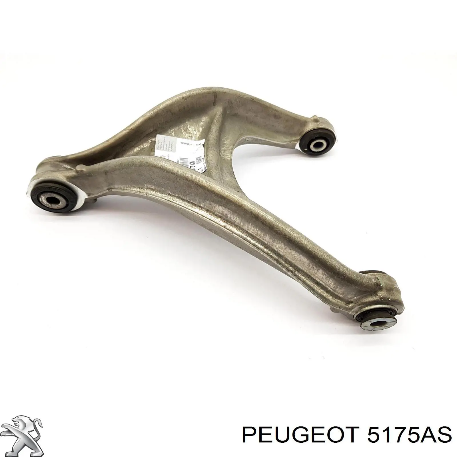  Brazo suspension (control) trasero inferior derecho para Peugeot 607 9D, 9U