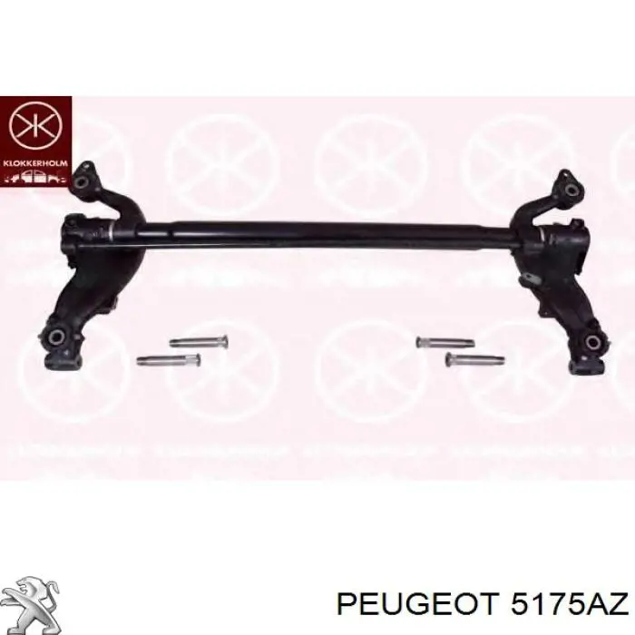  Brazo suspension (control) trasero inferior derecho para Peugeot 206 2A/C