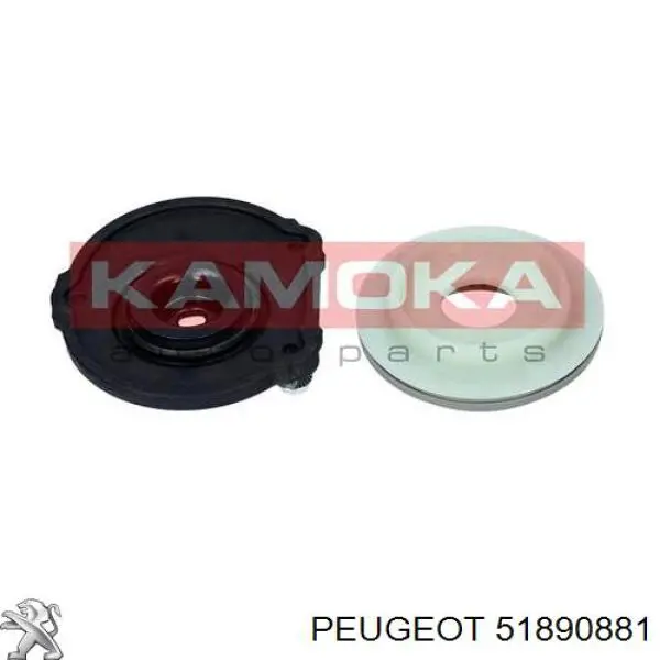 51890881 Peugeot/Citroen soporte amortiguador delantero izquierdo