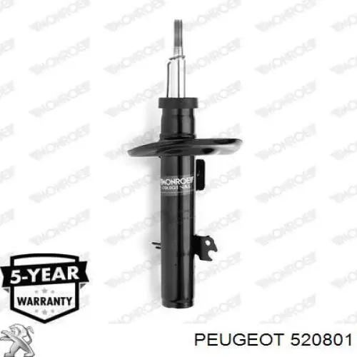 520801 Peugeot/Citroen amortiguador delantero izquierdo