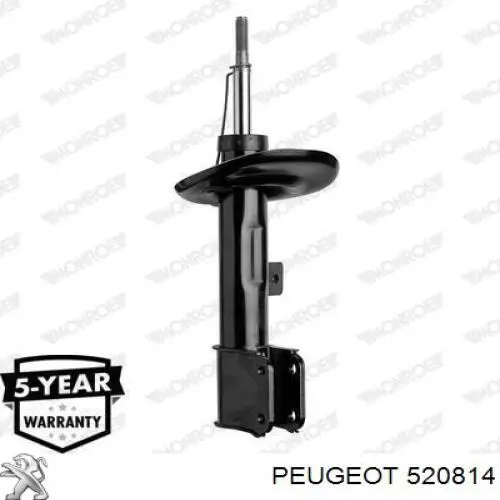 520814 Peugeot/Citroen amortiguador delantero izquierdo