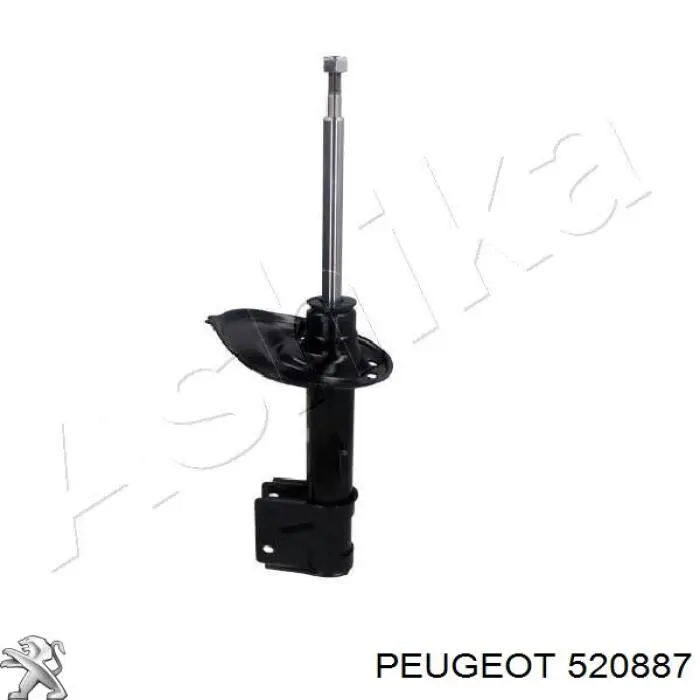 520887 Peugeot/Citroen amortiguador delantero izquierdo