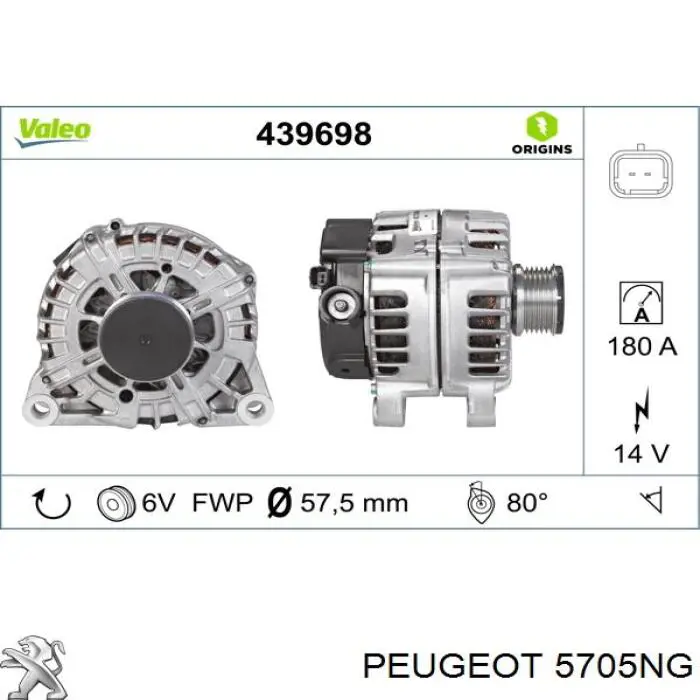 5705NG Peugeot/Citroen 