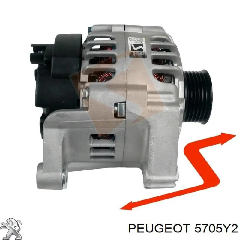 5705Y2 Peugeot/Citroen alternador