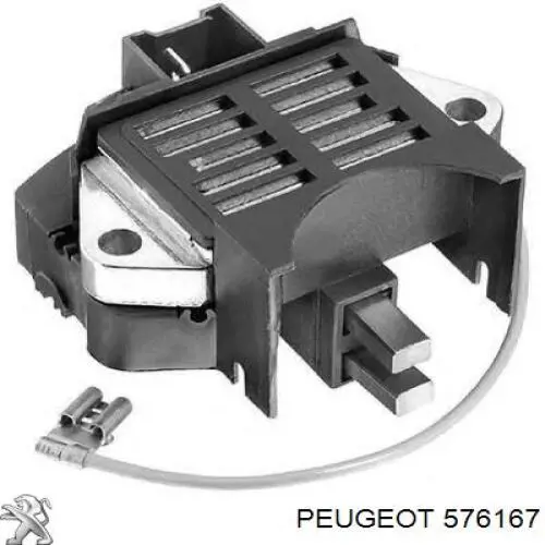 576167 Peugeot/Citroen regulador de rele del generador (rele de carga)