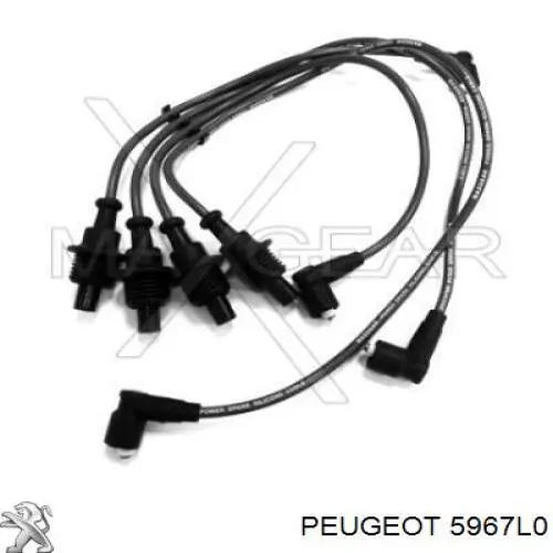 5967L0 Peugeot/Citroen juego de cables de encendido