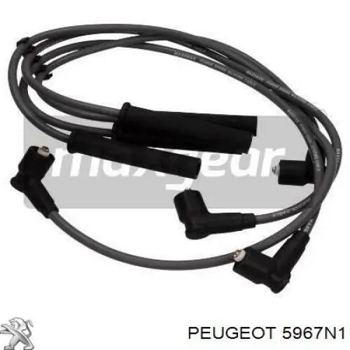 5967N1 Peugeot/Citroen juego de cables de encendido