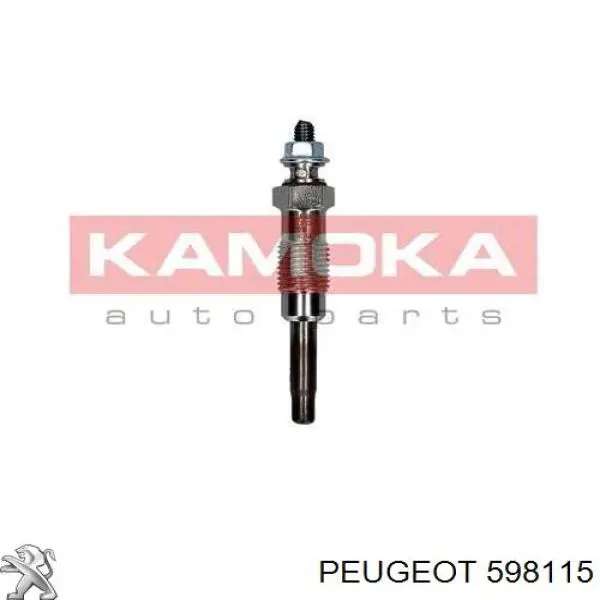 598115 Peugeot/Citroen relé de bujía de precalentamiento