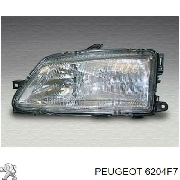 6204F7 Peugeot/Citroen faro izquierdo