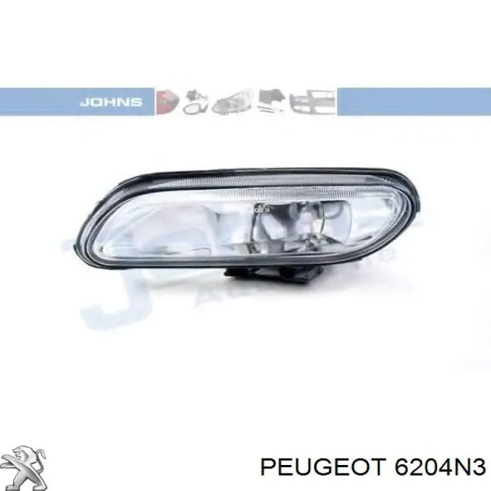  Faro antiniebla izquierdo para Peugeot 406 8C