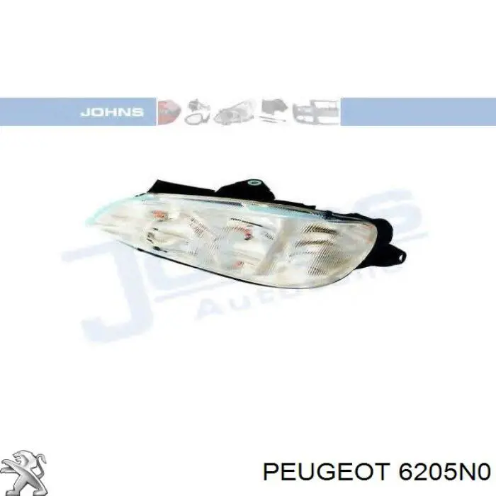  Faro derecho para Peugeot 406 8C