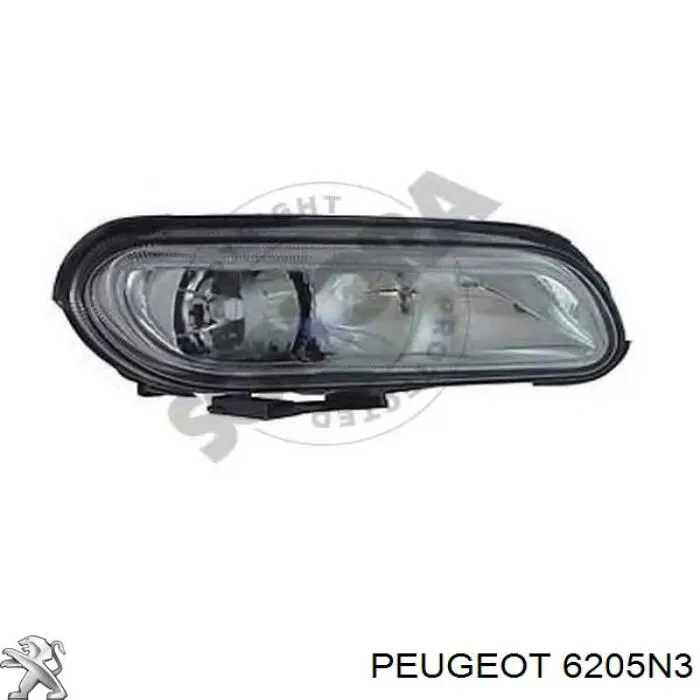  Faro antiniebla derecho para Peugeot 406 8C