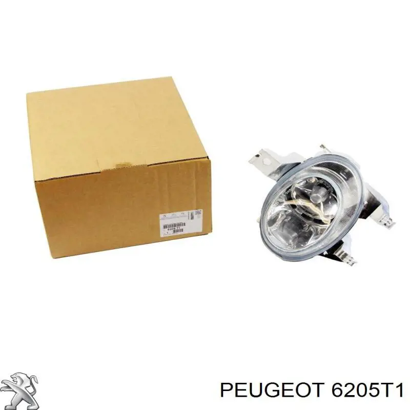 6205T1 Peugeot/Citroen faro antiniebla derecho