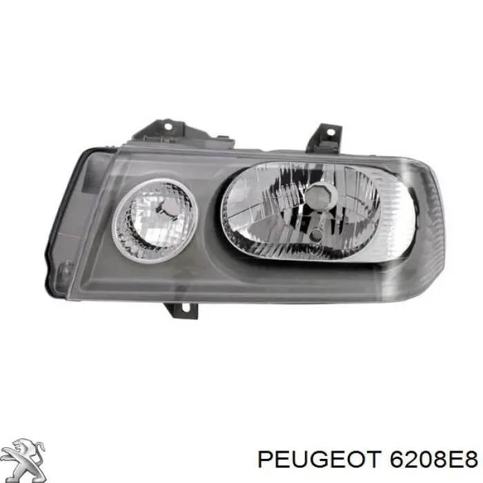 6208E8 Peugeot/Citroen faro izquierdo