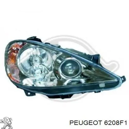  Faro izquierdo para Peugeot 807 E